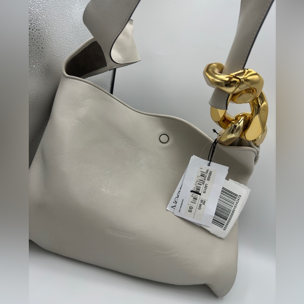 Jw Anderson Chain Small Leather Hobo Bag Retail $1050